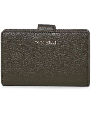 Coccinelle Grainy Wallet - Gray