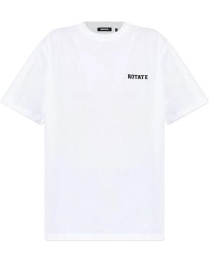 ROTATE BIRGER CHRISTENSEN Logo T-Shirt - White