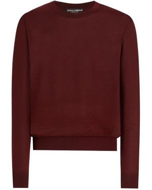 Dolce & Gabbana Pull À Col Rond - Rouge