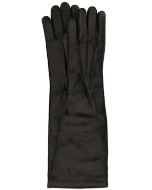 Miu Miu Nappa Leather Gloves - Black