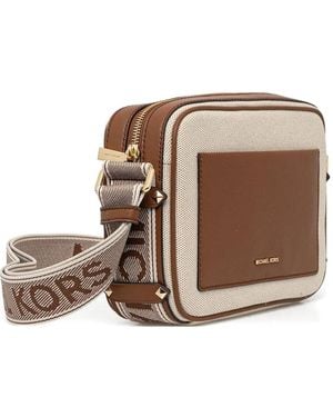 MICHAEL Michael Kors Maeve Logo-Strap Crossbody Bag - Brown