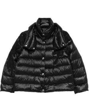 ERMANNO FIRENZE Hooded Puffer Jacket - Black