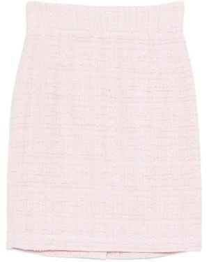 Tagliatore Nell Textured Mini Skirt - Pink