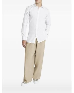 Givenchy Long-Sleeve Button-Down Shirt - White