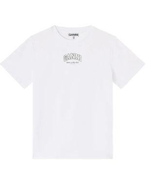 Ganni Essential T-Shirt - White