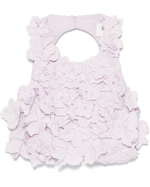 Aje. Splendor Cropped Top - Pink