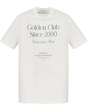 Golden Goose ロゴ Tシャツ - ホワイト