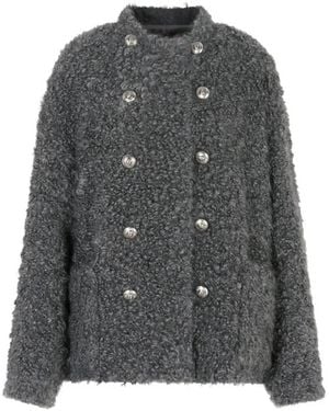 Giorgio Armani Double-Breasted Buttoned Jacket - Grey