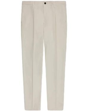 Incotex Pantalon À Design Plissé - White