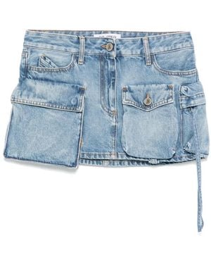 The Attico Fay Mini Skirt - Blue