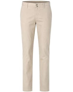 Jacob Cohen Jean Droit À Patch Logo - Natural