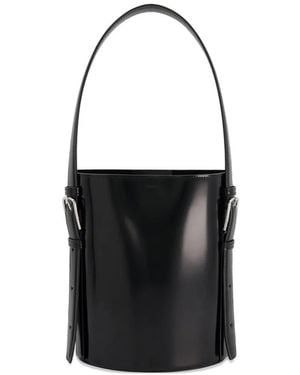 Coperni Cylindrical Ergonomic Bucket Bag - Black