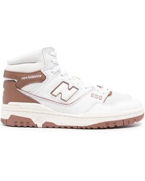 New Balance 650 レザースニーカー - ホワイト