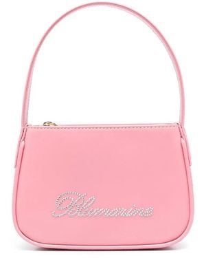 Blumarine Bolso Mini Con Detalles De Strass - Rosa