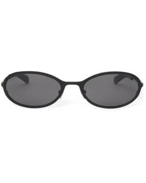 FLATLIST EYEWEAR Cohen Oval-Frame Sunglasses - Grey