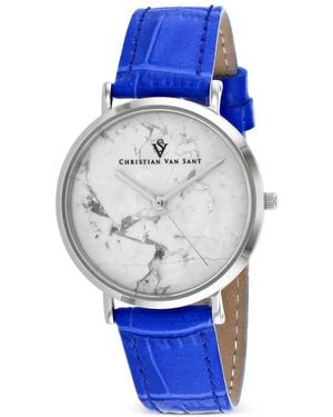 Christian Van Sant Reloj Lotus De 36 Mm - Azul