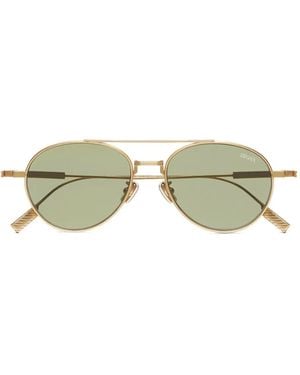 ZEGNA Pilot-Frame Sunglasses - Green