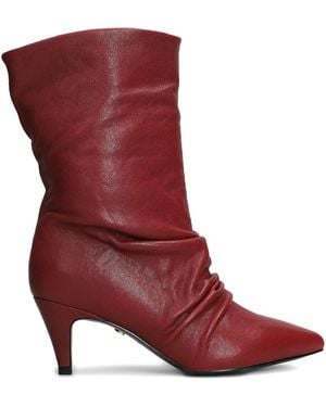 GOLD&ROUGE Bottines Laika 55 Mm À Fronces - Rouge