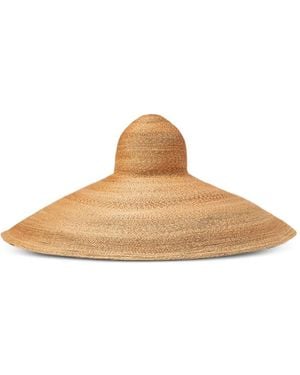 Ralph Lauren Large Straw Sun Hat - White