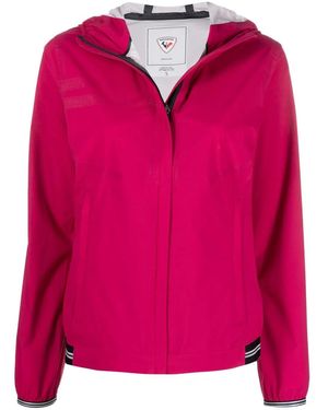 Rossignol Hooded Zip-Up Jacket - Pink