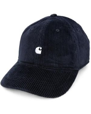 Carhartt Corduroy Logo-Embroidered Cap - Blue