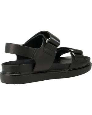 Vagabond Shoemakers Erin Double-Strap Flat Sandals - Black