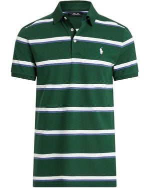 Ralph Lauren Striped Polo Shirt - Green