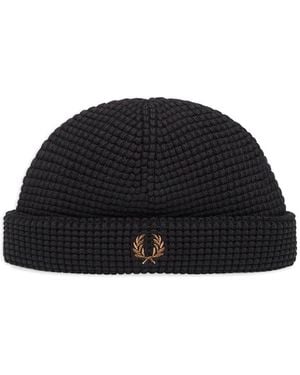 Fred Perry ワッフル ビーニー - ブラック