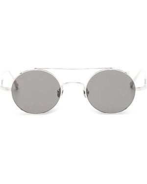 Matsuda Round-Frame Sunglasses - Grey