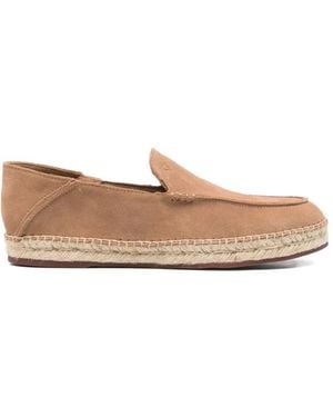 Guess Suede Espadrille Loafers - White