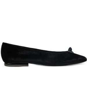 Loro Piana Ballerinas mit Schleifendetail - Schwarz