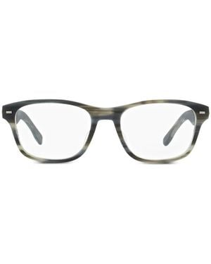 ZEGNA Eckige Brille Mit 5013F-Muster - Grau