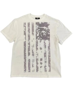 THUG CLUB Old Glory-Print T-Shirt - White