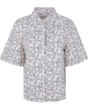 Marimekko Klassisches Hemd - Weiß
