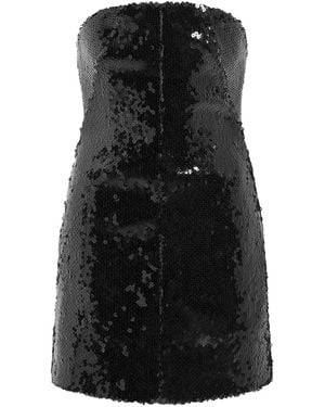 16Arlington Stell Sequinned Mini Dress - Black