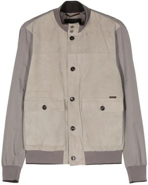 Moorer Kant-Kmu Panelled Jacket - Natural