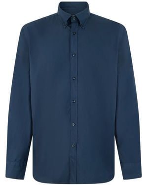 Paul & Shark Button-Down Long-Sleeve Shirt - Blue