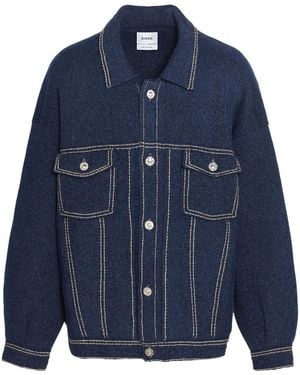 Barrie Giacca Denim Oversize - Blu