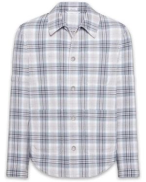 Thom Browne Plaid Utility Jacket - White
