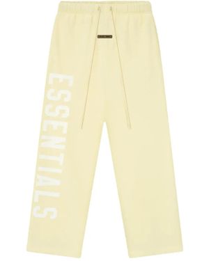 Fear Of God Fleece-Texture Lounge Trousers - Yellow