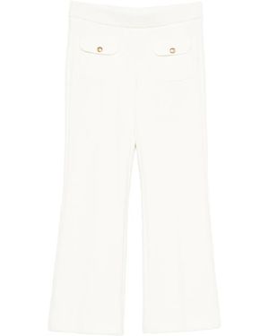 Cambio Faith Pocket-Detail Pants - White