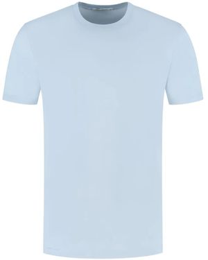 STEFAN BRANDT Cotton T-Shirt - Blue