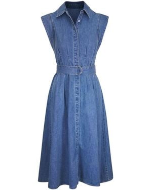 Veronica Beard Robe Loreta - Bleu