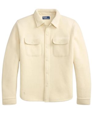Polo Ralph Lauren Felted Collared Jacket - Natural