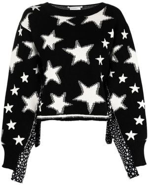 Stella McCartney Gestrickter Pullover - Schwarz