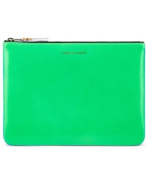 Comme des Garçons Zip Wallet - Green