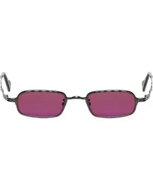 Kuboraum Maske Z18 Rectangle-Frame Sunglasses - Purple