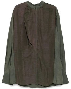 Ziggy Chen Long Sleeved Shirt - Green