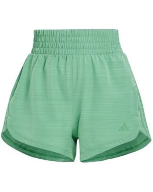 adidas Pacer Training 3-Stripes Shorts - Green