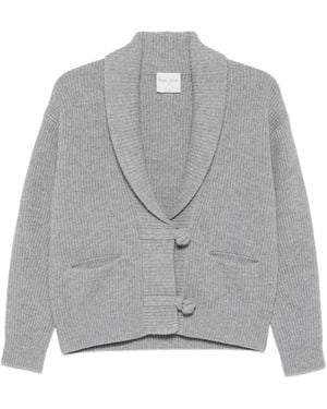 forte_forte Long-Sleeves Cardigan - Grey